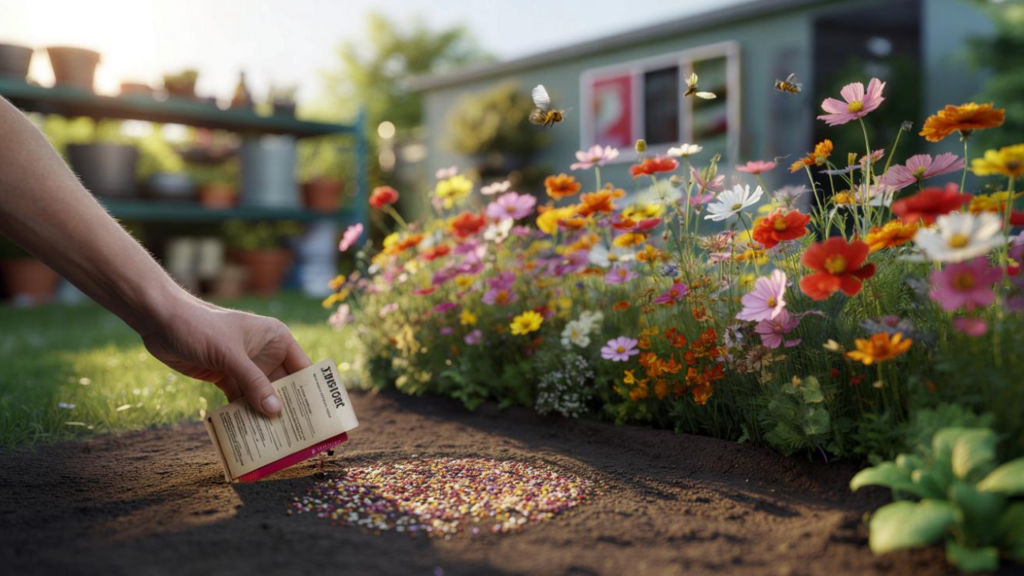 Üppige Frühlingsblüte für