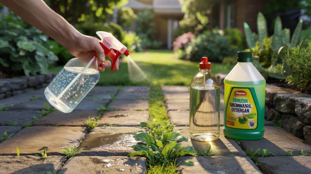 Haushalts-Trick gegen Unkraut