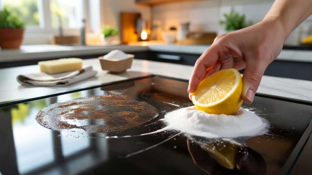 Küchenklassiker entfernt Eingebranntes