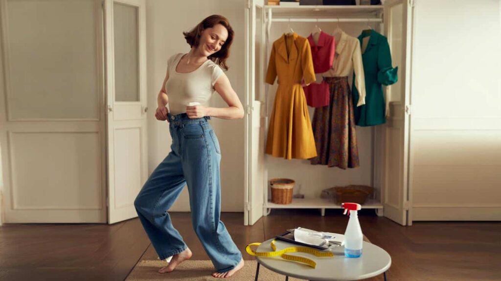 5 Minuten Trick: Vintage Kleidung passt wieder perfekt